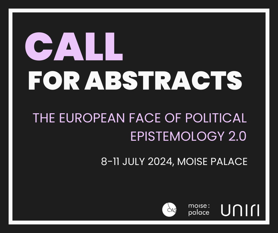 Call for Abstracts: The European Face of Political Epistemology 2.0