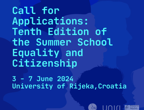 Call for Applications: Tenth Edition of the Summer School Equality and Citizenship