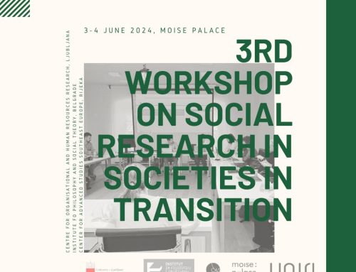 3rd Workshop on Social Research in Societies in Transition