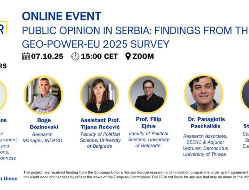 GEO-POWER-EU Public Opinion Survey Results Presented at Event in Podgorica