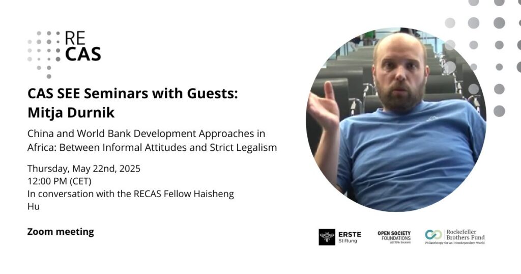 CAS SEE Seminars with Guests: Mitja Durnik